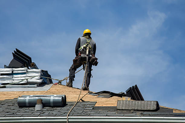 Professional Metal Roofing technician working in Rehoboth, MA